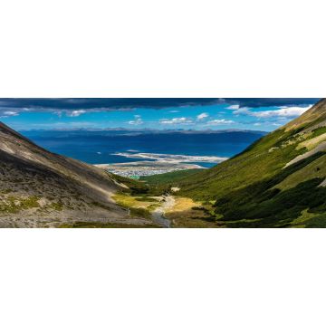 Lais Puzzle - Der Martial-Gletscher befindet sich in den Martial-Bergen, nördlich der Stadt Ushuaia, Argentinien, Panorama - 2.000 Teile