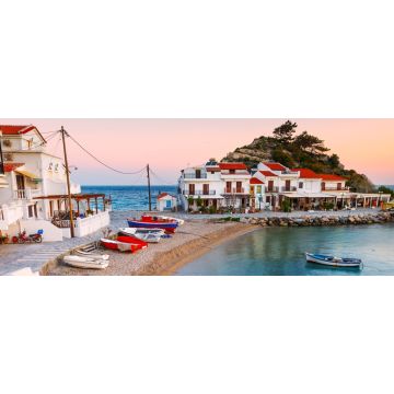 Lais Puzzle - Das malerische Dorf Kokkari auf der Insel Samos, Griechenland, Panorama - 2.000 Teile