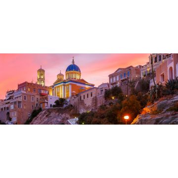 Lais Puzzle - Der Stadtteil Vaporia der Stadt Ermoupoli auf der Insel Syros, Griechenland, Panorama - 2.000 Teile