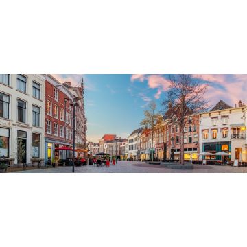 Lais Puzzle - Bars und Restaurants auf dem Houtmarkt in Zutphen, die Niederlande, Panorama - 2.000 Teile