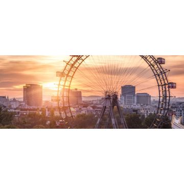 Lais Puzzle - Blick auf den Prater mit Riesenrad und Skyline, Wien, Österreich, Panorama - 2.000 Teile