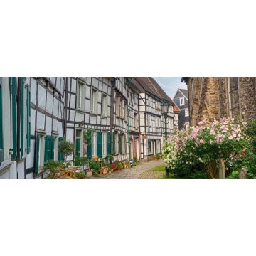 Lais Puzzle - Fachwerkhäuser in der Altstadt von Hattingen, Panorama - 2.000 Teile