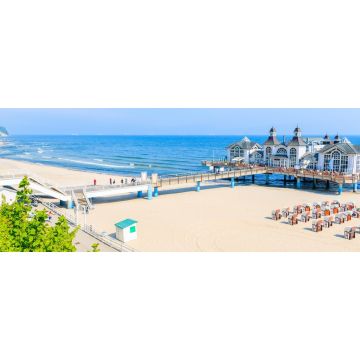 Lais Puzzle - Blick auf den Sandstrand des Ostseebades Sellin, Insel Rügen, Ostsee, Deutschland, Panorama - 2.000 Teile