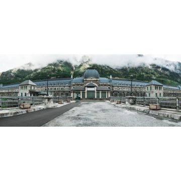 Lais Puzzle - Canfranc Bahnhof, Aragon, Spanien, Panorama - 2.000 Teile