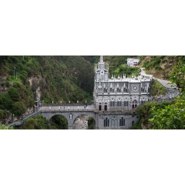Lais Puzzle - Sanctuaire de Las Lajas, Ipiales, Kolumbien, Panorama - 2.000 Teile