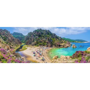 Lais Puzzle - Landschaft der Costa Paradiso mit dem Strand Li Cossi, Sardinien, Panorama - 2.000 Teile