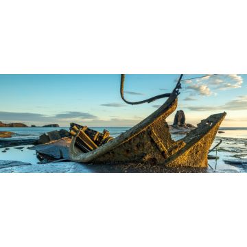 Lais Puzzle - Admiral Von Tromp Schiffswrack in der Saltwick Bay, North Yorkshire, England, Panorama - 2.000 Teile