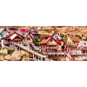 Lais Puzzle - Malta, Il-Mellieha - Popeye Dorf, Panorama - 2.000 Teile