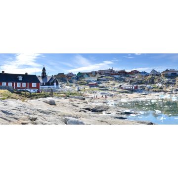 Lais Puzzle - Grönland. Stadt Ilulissat, Panorama - 2.000 Teile