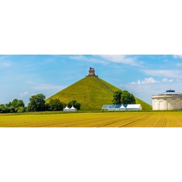 Lais Puzzle - Blick auf den Watrloo-Hügel mit dem Denkmal der Schlacht von Waterloo in Belgien, Panorama - 2.000 Teile