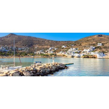 Lais Puzzle - Der schöne kleine Hafen der Insel Sikinos, Griechenland, Panorama - 2.000 Teile