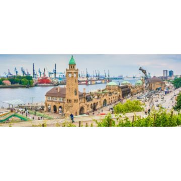 Lais Puzzle - Hamburg Landungsbrücken Panorama, Panorama - 2.000 Teile