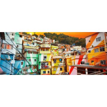Lais Puzzle - Rio de Janeiro Stadtzentrum und Favela, Panorama - 2.000 Teile