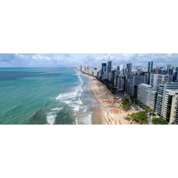 Lais Puzzle - Luftaufnahme des Boa Viagem Beach, Recife, Pernambuco, Brasilien, Panorama - 2.000 Teile