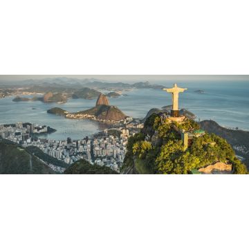 Lais Puzzle - Luftaufnahme der Christ- und Botafogo-Bucht aus einem hohen Winkel, Panorama - 2.000 Teile