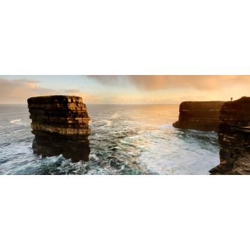 Lais Puzzle - Dun Briste Seastack, Downpatrick Head, Grafschaft Mayo, Irland, Panorama - 2.000 Teile