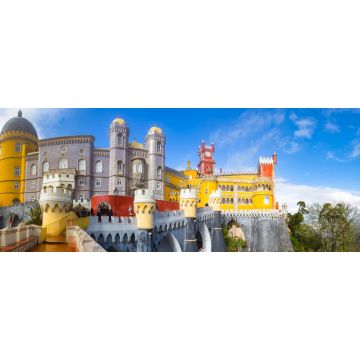 Lais Puzzle - Blick auf Palace da Pena - Sintra, Lisboa, Portugal - Europäisches Reisen, Panorama - 2.000 Teile