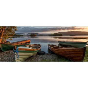 Lais Puzzle - Boote auf dem Lough Corrib, Grafschaft Galway, Connemara, Irland, Panorama - 2.000 Teile