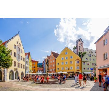 Lais Puzzle - Marktplatz, Füssen, Bayern, Deutschland - 2.000 Teile