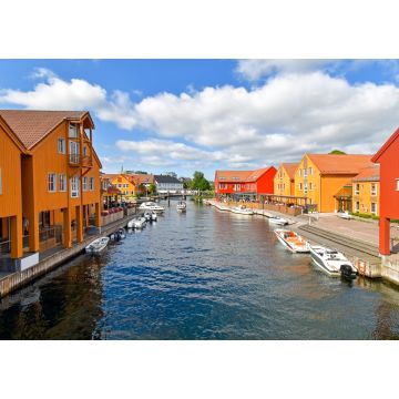 Lais Puzzle - Stadtteil Fiskebrygga in Kristiansand, Norwegen - 1.000 Teile
