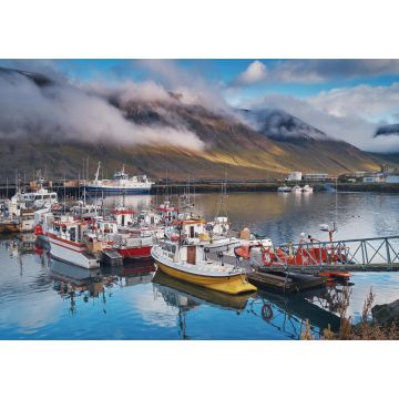 Lais Puzzle - Bolungarvik, Island / Island: Fischerboote im Hafen von Bolungarvik, Island - 1.000 Teile