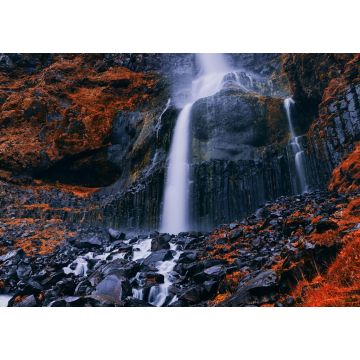 Lais Puzzle - Bjarnafoss-Wasserfall auf der Halbinsel Snaefellsnes in Island an einem Herbstnachmittag - 1.000 Teile