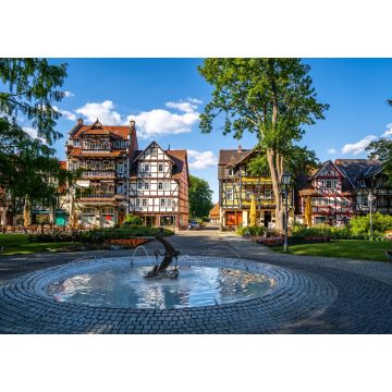 Lais Puzzle - Brunnen, Kurpark, Bad Sooden-Allendorf, Hessen, Deutschland - 1.000 Teile