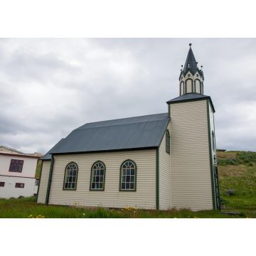 Lais Puzzle - Kirche des Dorfes Blonduos in Nordisland - 1.000 Teile