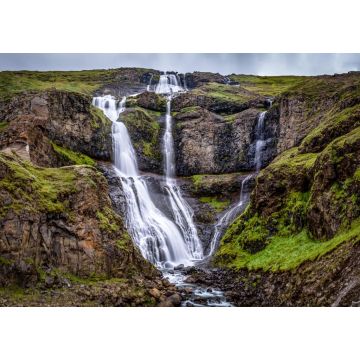 Lais Puzzle - Langzeitbelichtung des Rjúkandi Wasserfalls in Island an einem regnerischen Tag - 1.000 Teile