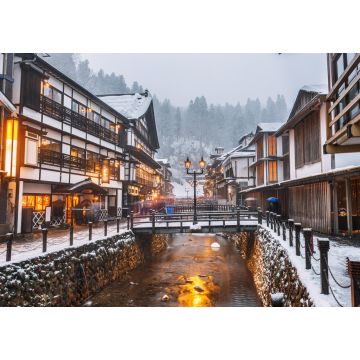 Lais Puzzle - Obanazawa Ginzan Onsen, Japan im Winter - 1.000 Teile