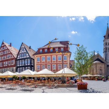 Lais Puzzle - Panorama, Marktplatz, Schwäbisch Gmünd, Baden-Württemberg, Deutschland - 1.000 Teile