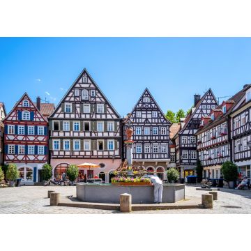 Lais Puzzle - Oberer Marktplatz, Schorndorf, Baden-Württemberg, Deutschland - 1.000 Teile