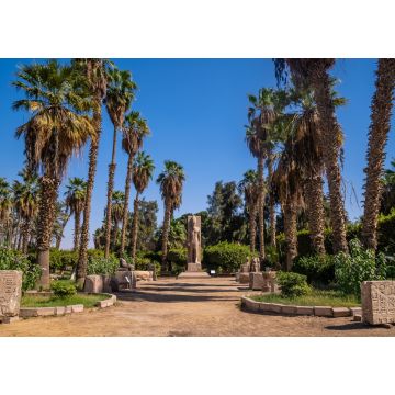 Lais Puzzle - Skulptur von Pharao Ramses II. in Memphis in Kairo, Ägypten. Antike Stadt, in der der Gott Ptah verehrt wurde - 1.000 Teile