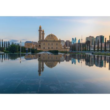 Lais Puzzle - Sonnenuntergang in einem der Parks in Baku - 1.000 Teile