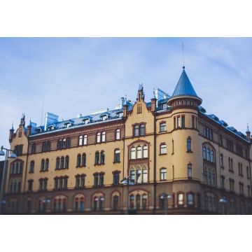 Lais Puzzle - Straßen von Tampere, Pirkanmaa, Westfinnland, lebendige Winteransicht der Stadt, mit Rathaus, Kirche und Kathedrale - 1.000 Teile