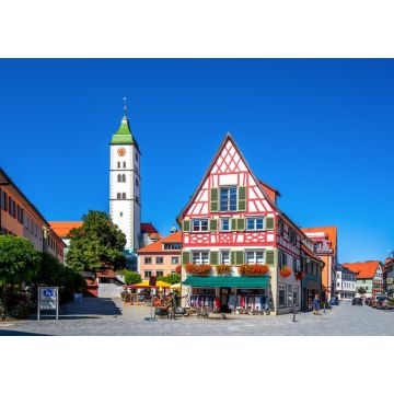 Lais Puzzle - Am Saumarkt, Wangen im Allgäu, Baden-Württemberg, Deutschland - 1.000 Teile