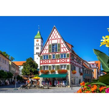 Lais Puzzle - Am Saumarkt, Wangen im Allgäu, Baden-Württemberg, Deutschland - 1.000 Teile