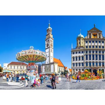 Lais Puzzle - Perlachturm und Rathaus, Augsburg, Bayern, Deutschland - 1.000 Teile