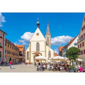 Lais Puzzle - Marktplatz, Rottenburg am Neckar, Baden-Württemberg, Deutschland - 1.000 Teile
