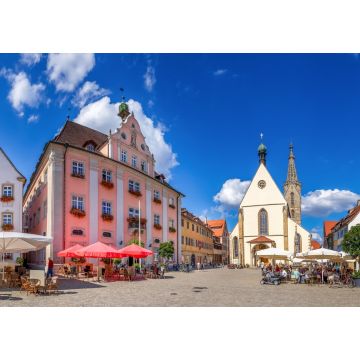 Lais Puzzle - Marktplatz, Rottenburg am Neckar, Baden-Württemberg, Deutschland - 1.000 Teile
