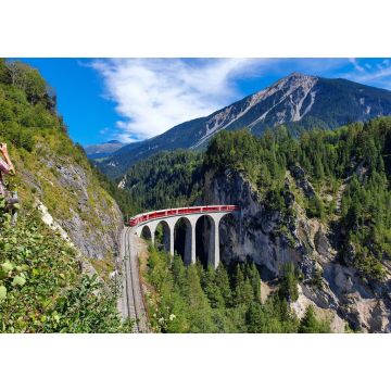 Lais Puzzle - Landwasserviadukt in Fillisur an einem schönen Sommertag, Graubünden, Schweiz - 1.000 Teile