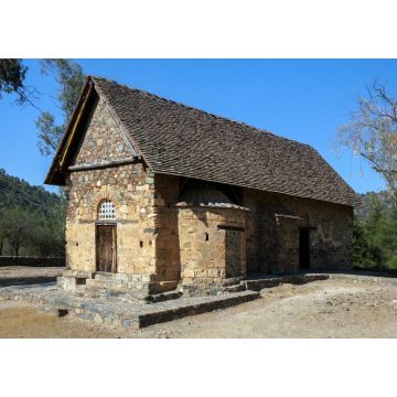Lais Puzzle - Panagia Forviotissa (Asinou) , eine christliche Kirche vom Beginn des 12. Jahrhunderts in Nikosia, Zypern. UNESCO-Welterbe - 1.000 Teile