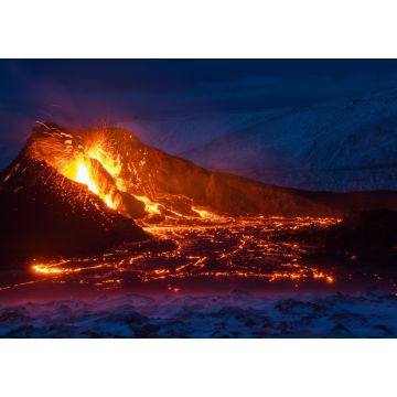 Lais Puzzle - Der Ausbruchsort des Geldingadalir im Fagradalsfjall auf Reykjanes in Island - 1.000 Teile