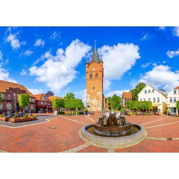 Lais Puzzle - Marktplatz, Sankt Petri Kirche, Westerstede, Niedersachsen, Deutschland - 1.000 Teile