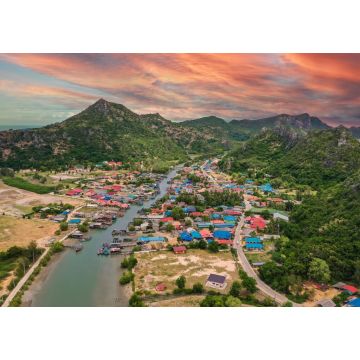 Lais Puzzle - Bang Pu Fischerdorf im Sam Roi Yot Nationalpark, Prachuap Khiri Khan, Thailand - 1.000 Teile