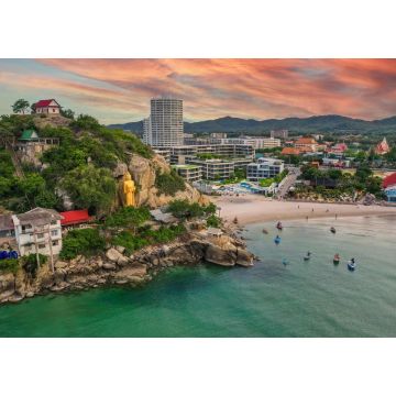 Lais Puzzle - Wat Khao Takiab Hügel und Strand in Hua Hin, Prachuap Khiri Khan, Thailand - 1.000 Teile