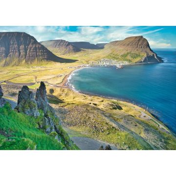 Lais Puzzle - Kleines Fischerdorf in einem isländischen Fjord - 1.000 Teile