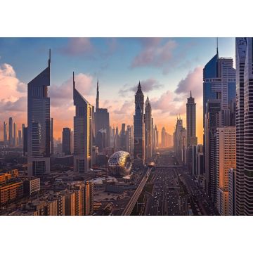 Lais Puzzle - Stadtbild von Dubai bei Sonnenuntergang - 1.000 Teile