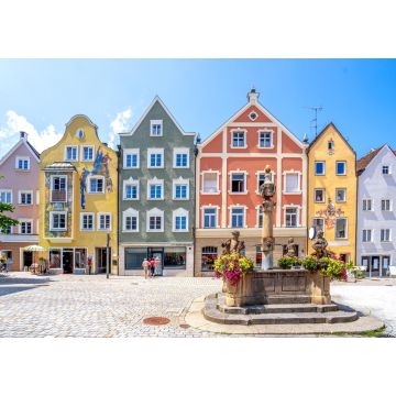 Lais Puzzle - Marienplatz, Weilheim in Oberbayern, Bayern, Deutschland - 1.000 Teile