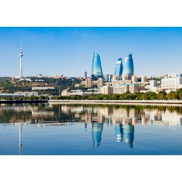 Lais Puzzle - Skyline der Stadt Baku in Aserbaidschan - 1.000 Teile